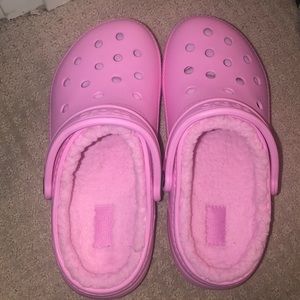 Pink Crocs